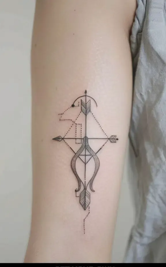 Sagittarius Star Sign Tattoo Ideas