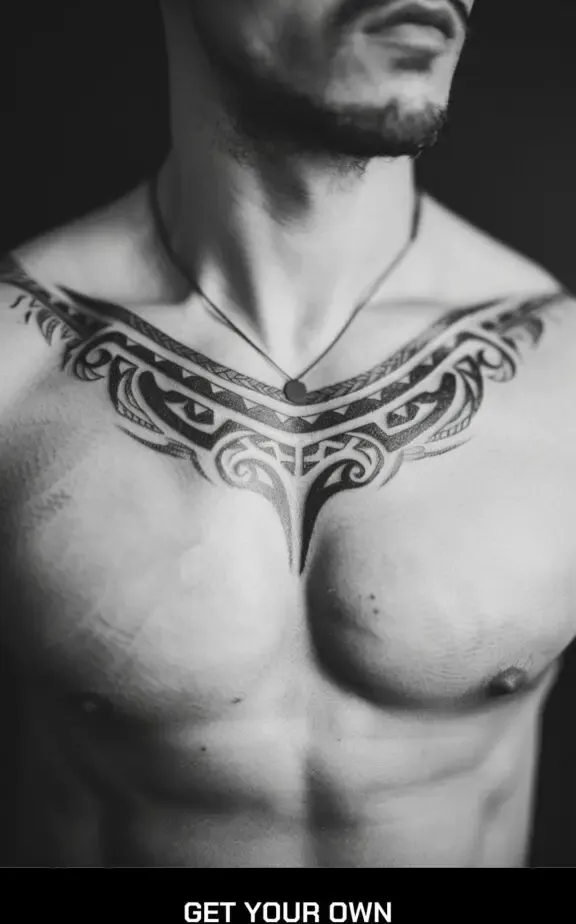 tribal chest tattoo ideas