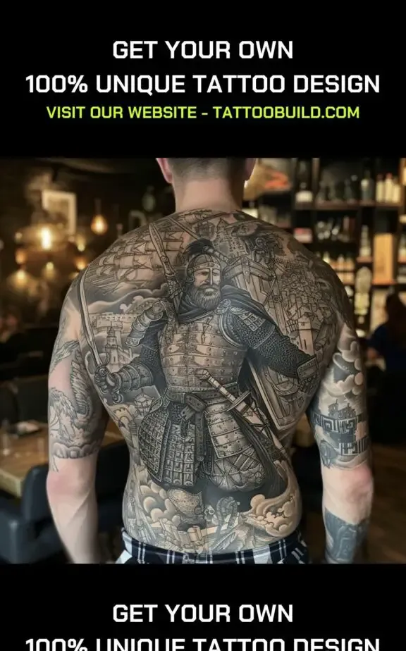 celtic warrior tattoo design idea