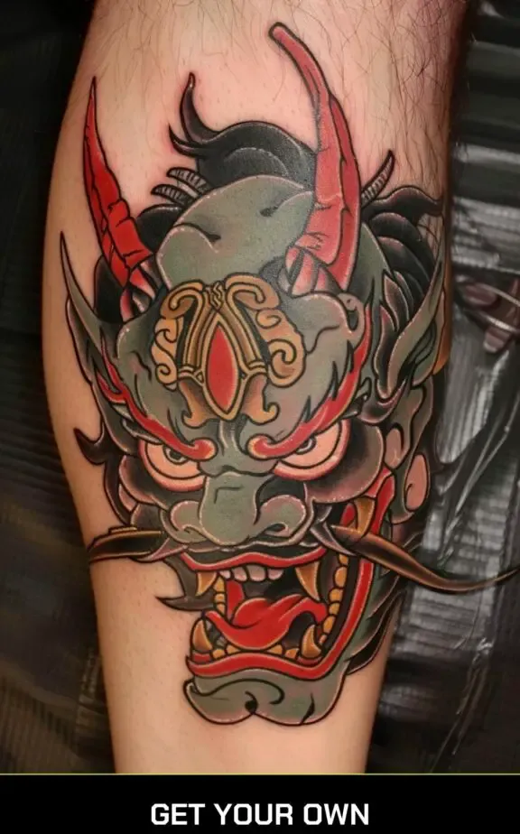 demons (oni) japanese tattoo