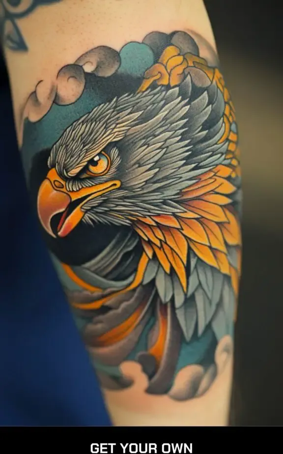 chicano eagle tattoo