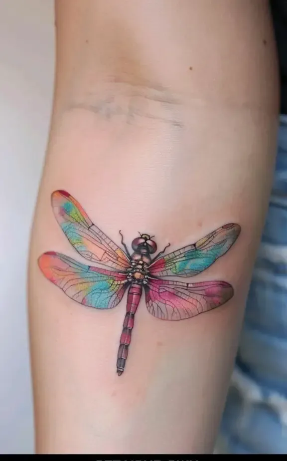 Womens tattoo back of the arm