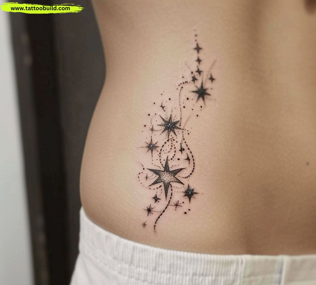 side body star tattoo designs