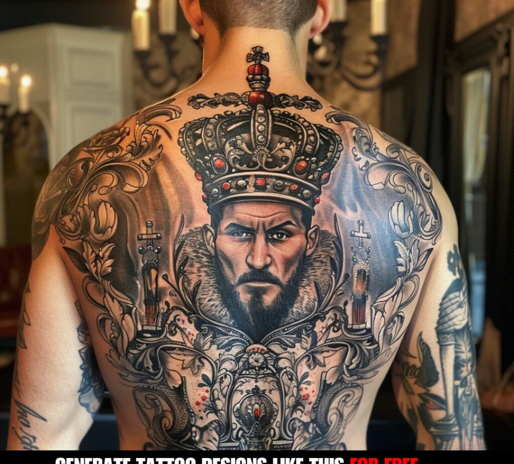king back tattoo