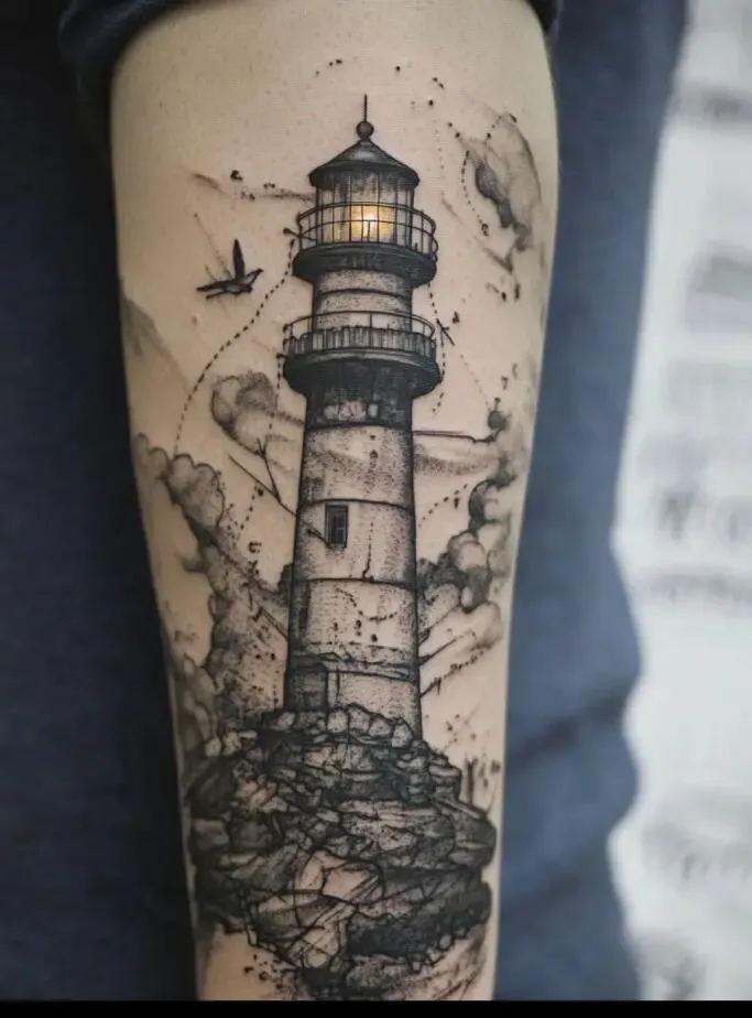 Lighthouse Tattoo Ideas