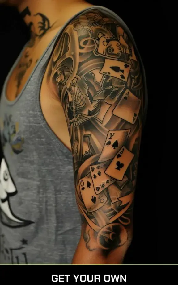 ace sleeve tattoo