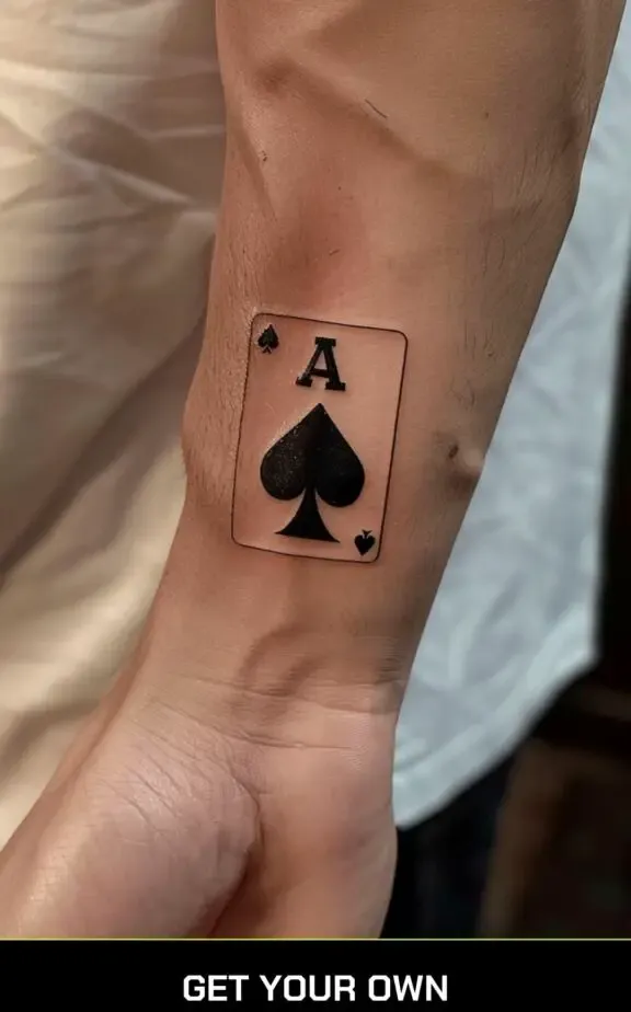 ace of spades tattoo