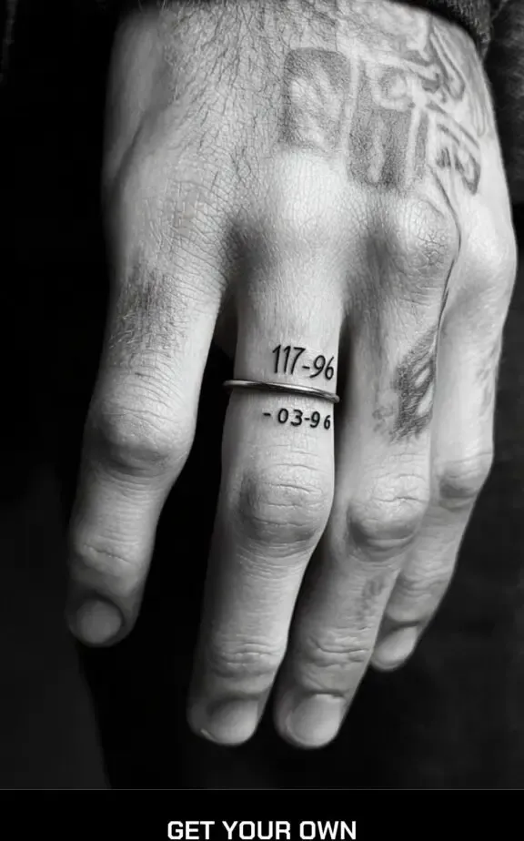 date of wedding tattoo ideas