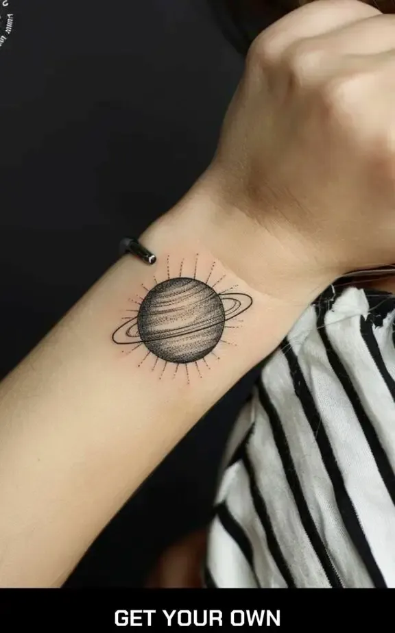 planet tattoo