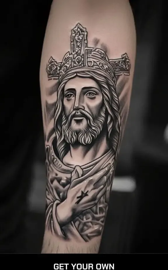Jesus Chicano tattoo