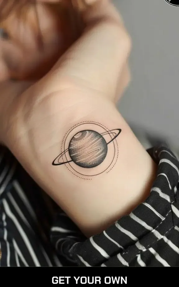 planet tattoo