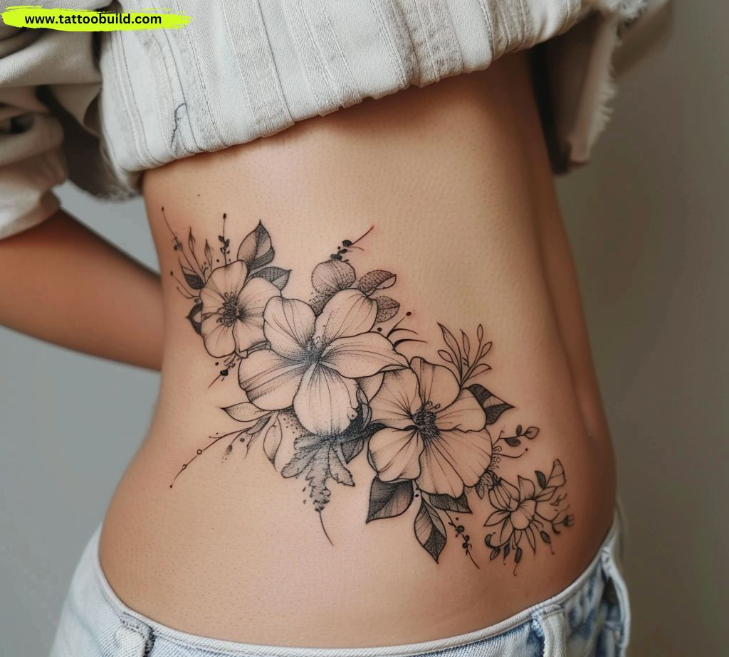side belly tattoo for women