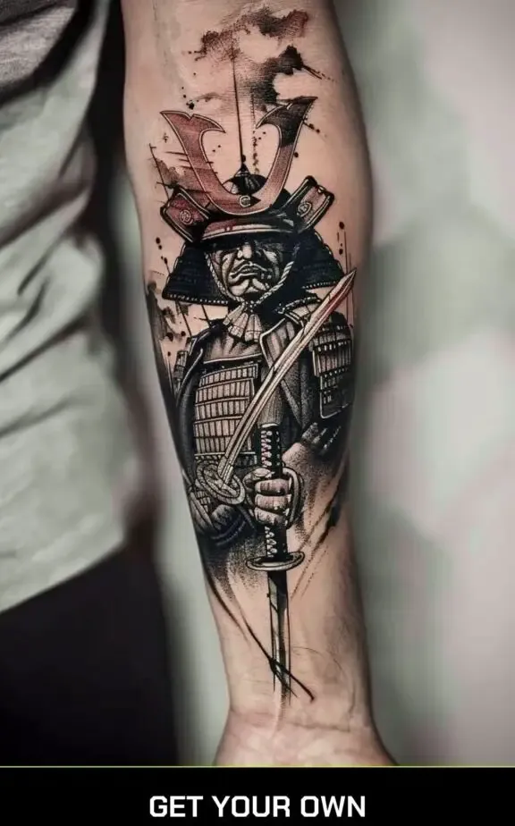 hannya mask japanese tattoo design