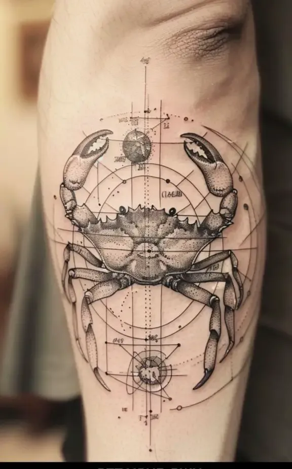 cancer sign star tattoo ideas