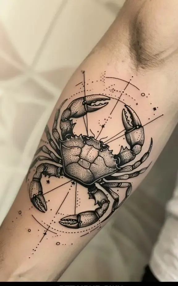 Crab Tattoo