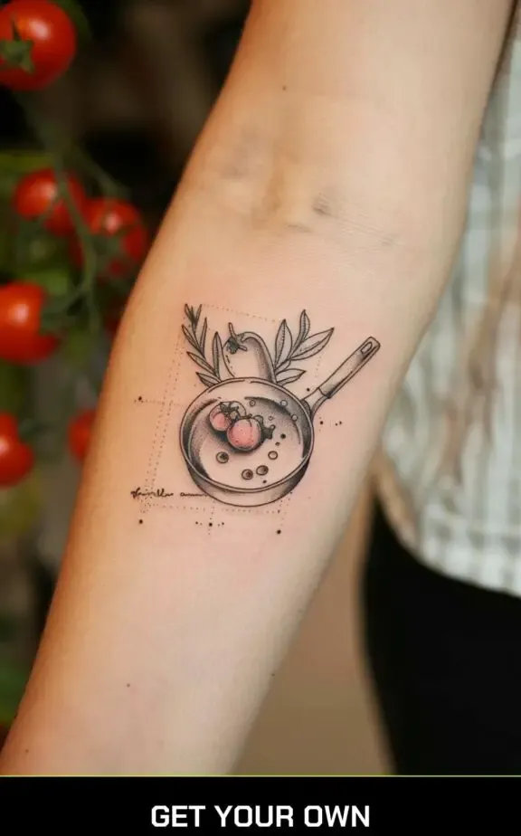 chef ingredient tattoo