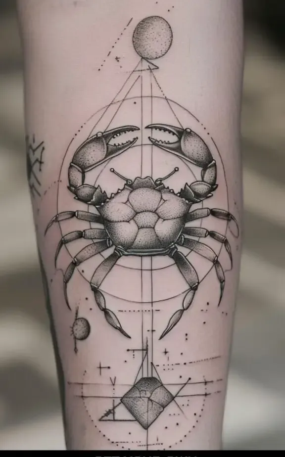 cancer sign star tattoo ideas