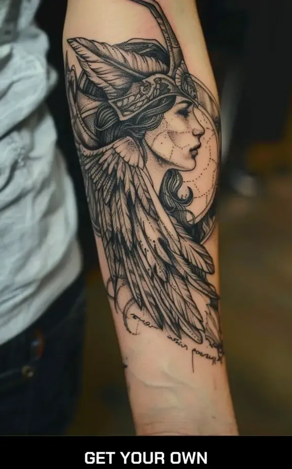 Viking Valkyrie tattoo idea