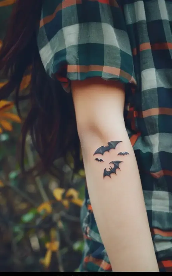 Bat tattoos design idea for women