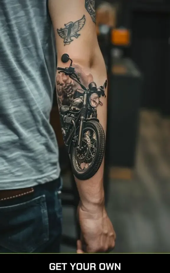 motorbike tattoo