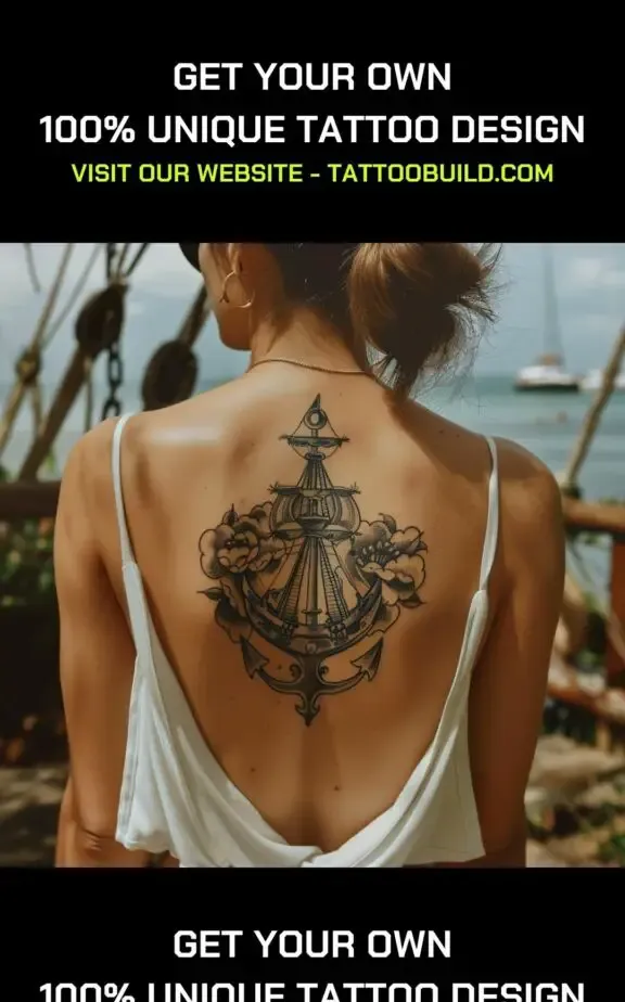 anchor and ship tattoo