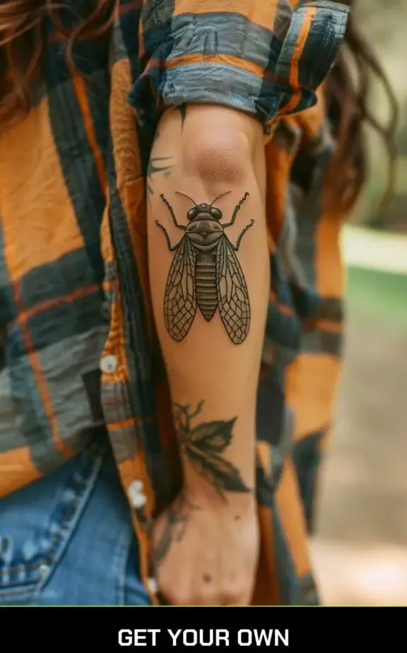 cicada tattoo