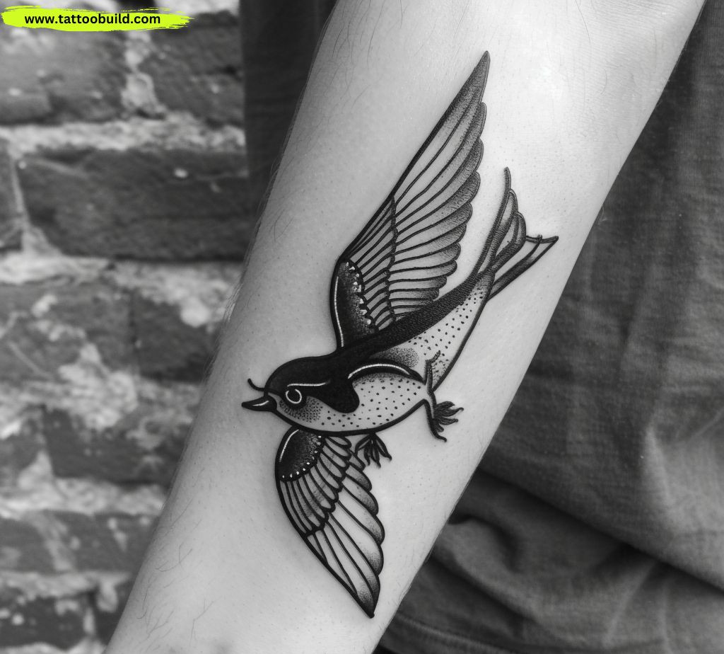 swallow bird tattoo