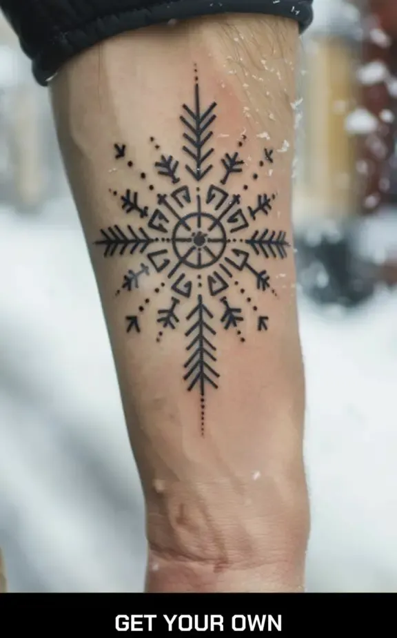 Helm of Awe Viking tattoo idea