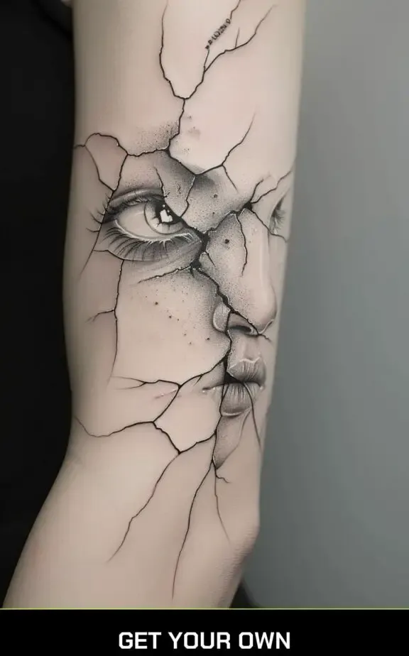broken tattoo idea