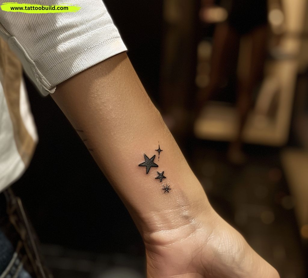 Star wrist tattoo designs