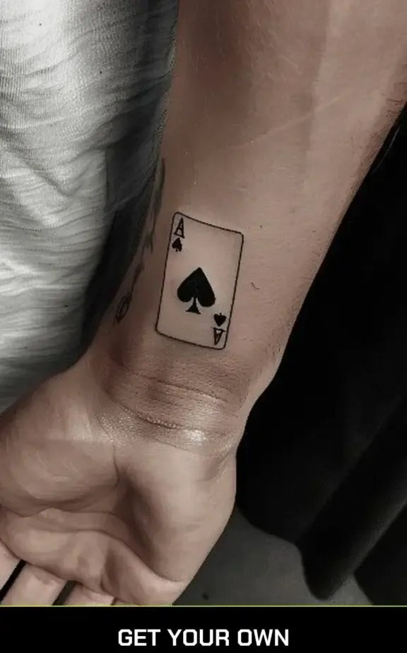 ace of hearts tattoo
