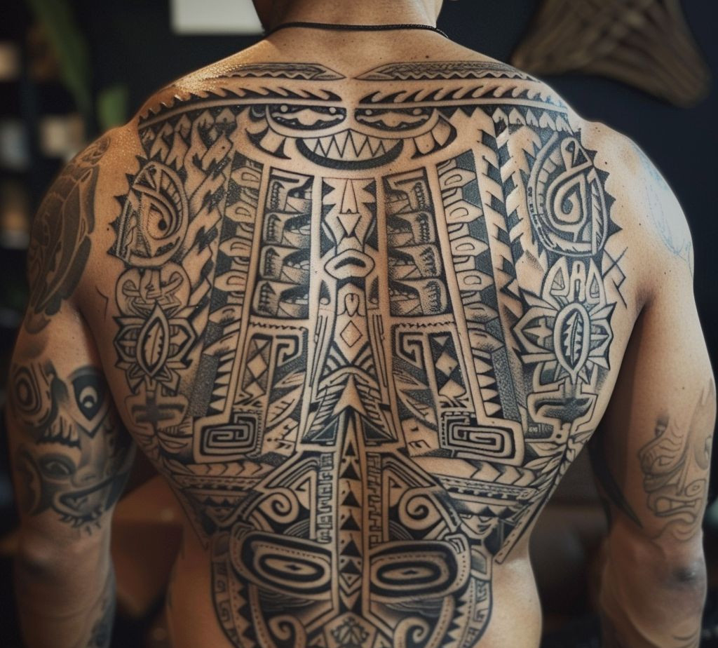 Polynesian tattoo