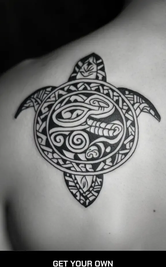 Maori SchildkrÃ¶te Tattoo Vorlage (Turtle Design ideas)