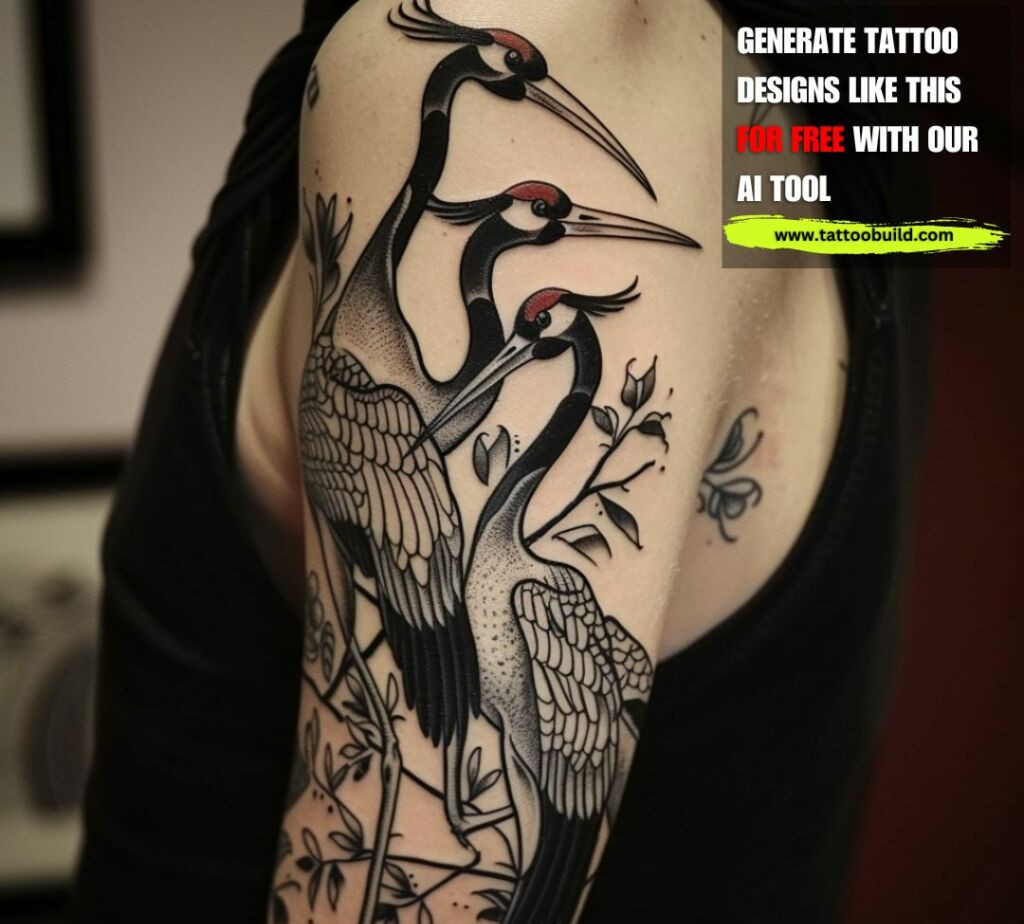 traditional bird tattoo black and gray