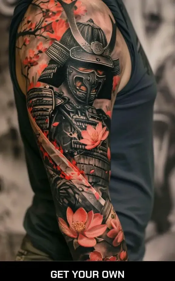  fantasy warrior tattoo idea