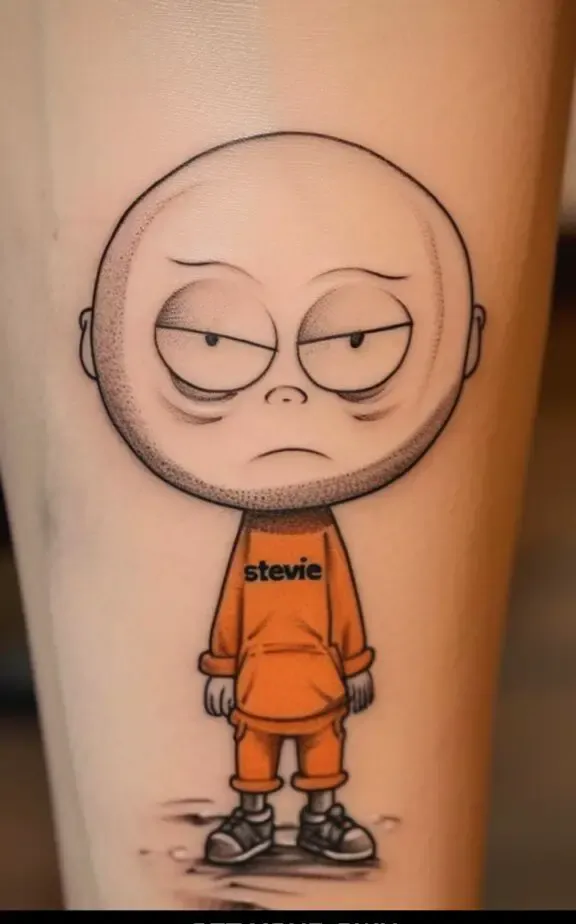 cute small hand stewie tattoos for females