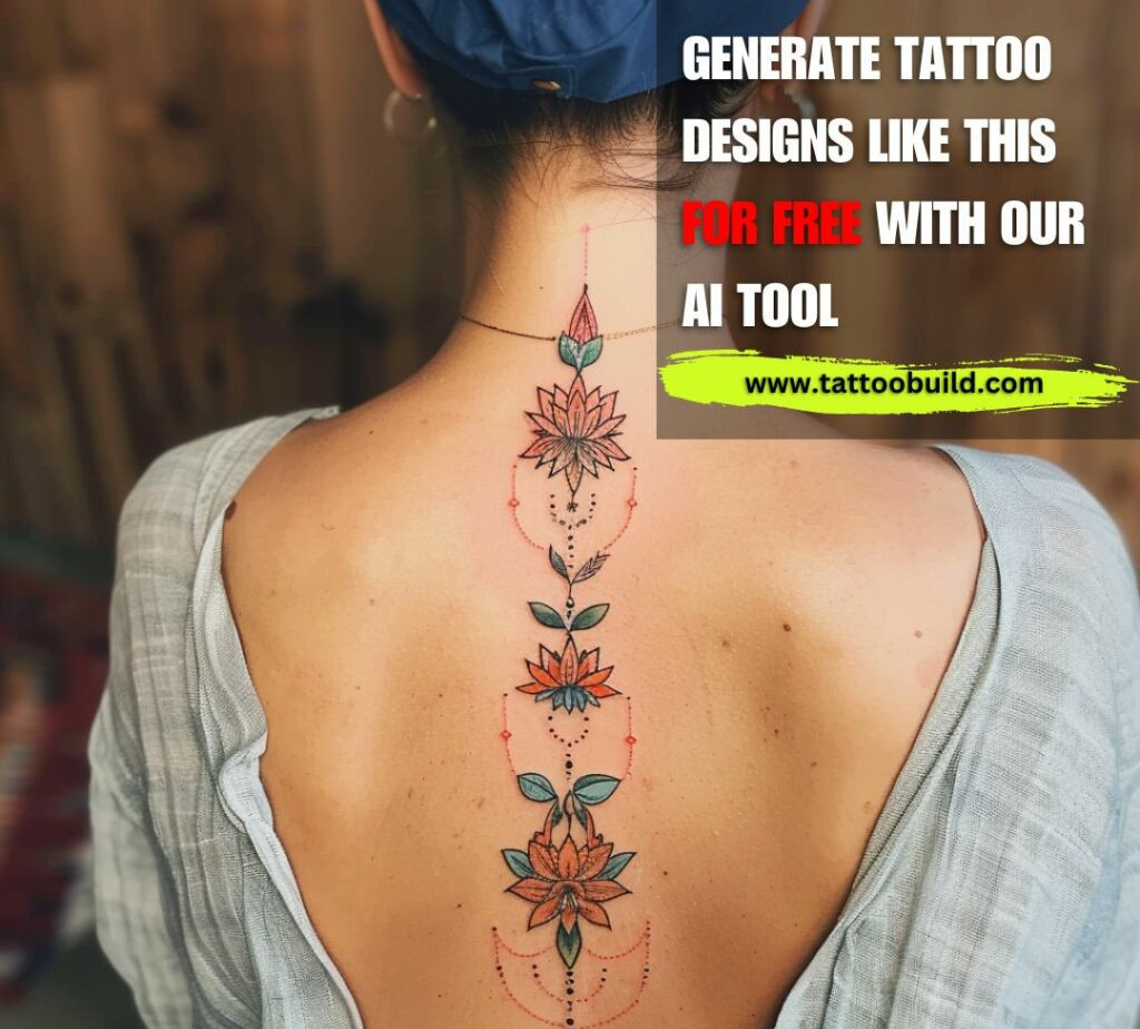 fine line spine tatt