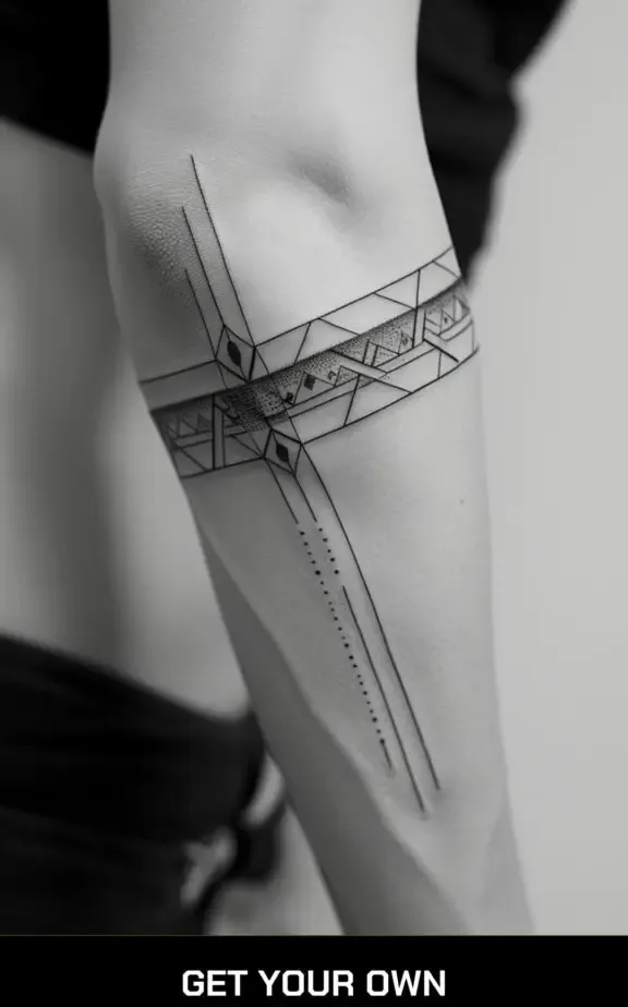 geometric bracelet tattoo designs