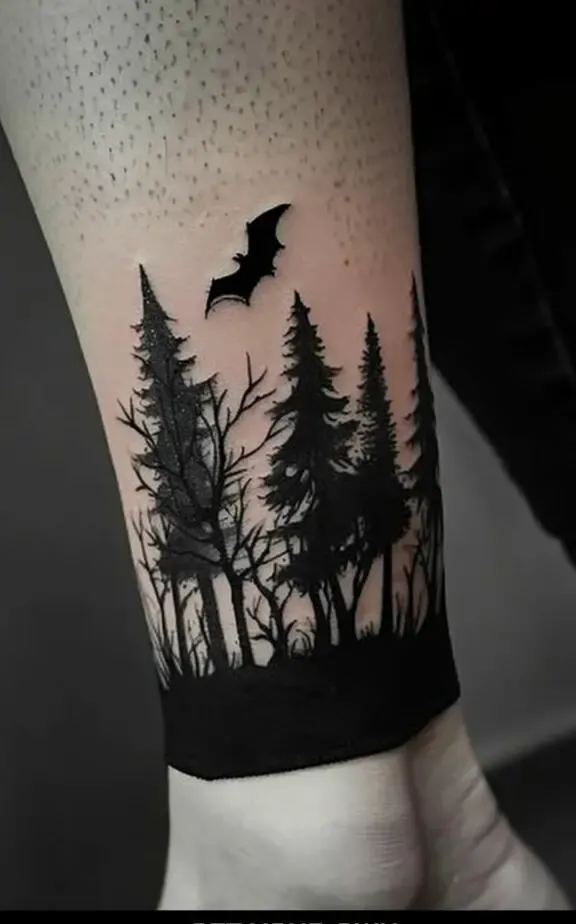 Bat tattoos design idea