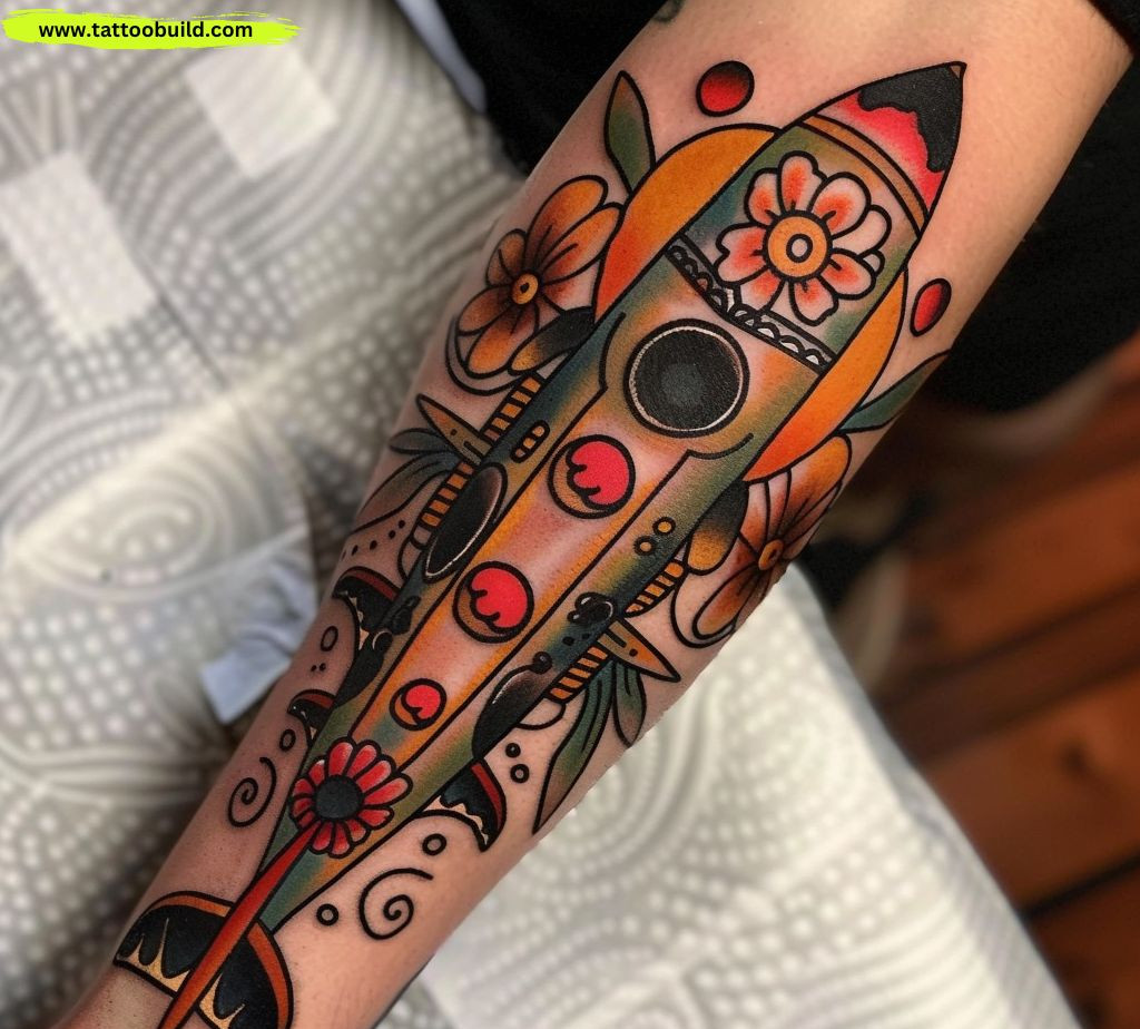 traditional submarine tattoo