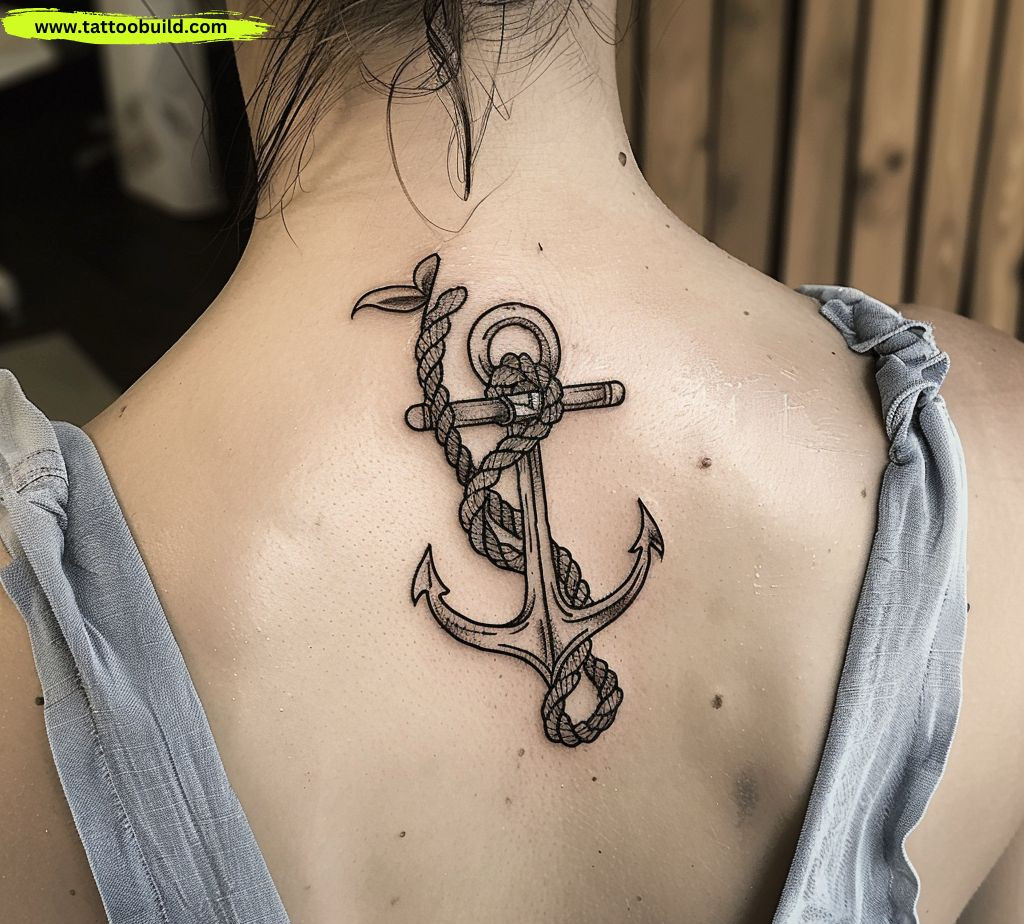 anchor tattoo on the back symbolism