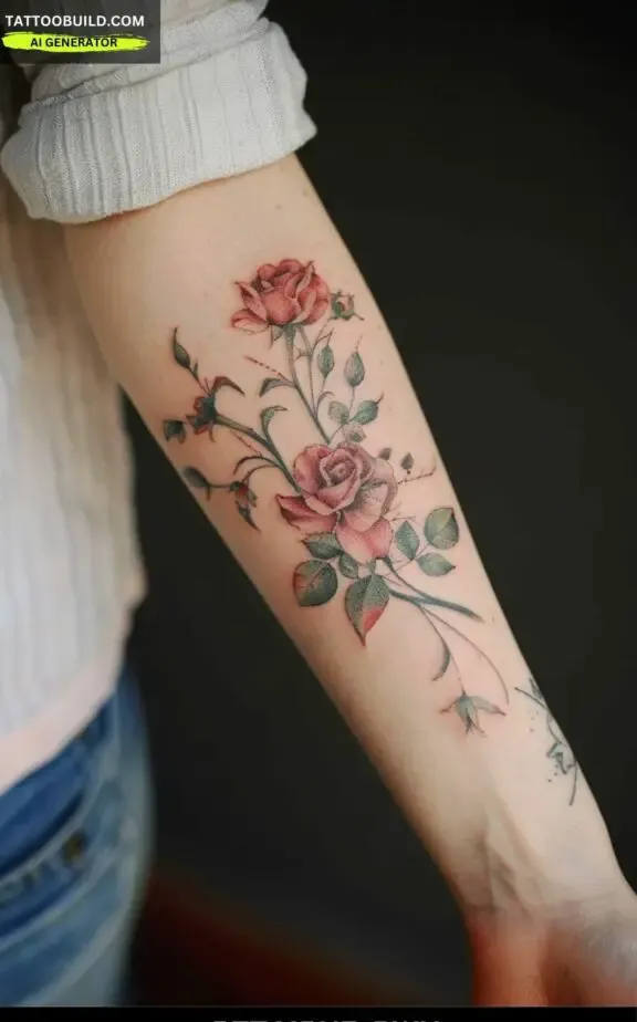 floral meaningful tattoos for women