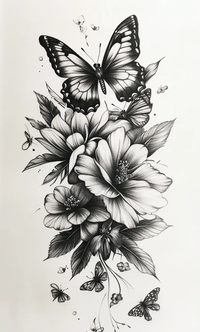 Leg Sleeve Tattoo Drawings-20