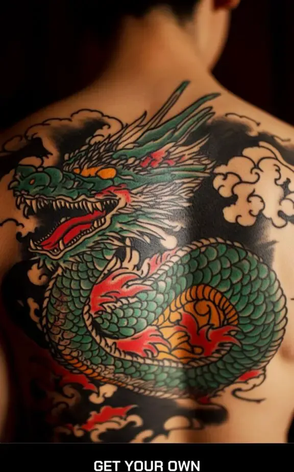 Yukuza dragon Tattoo Design