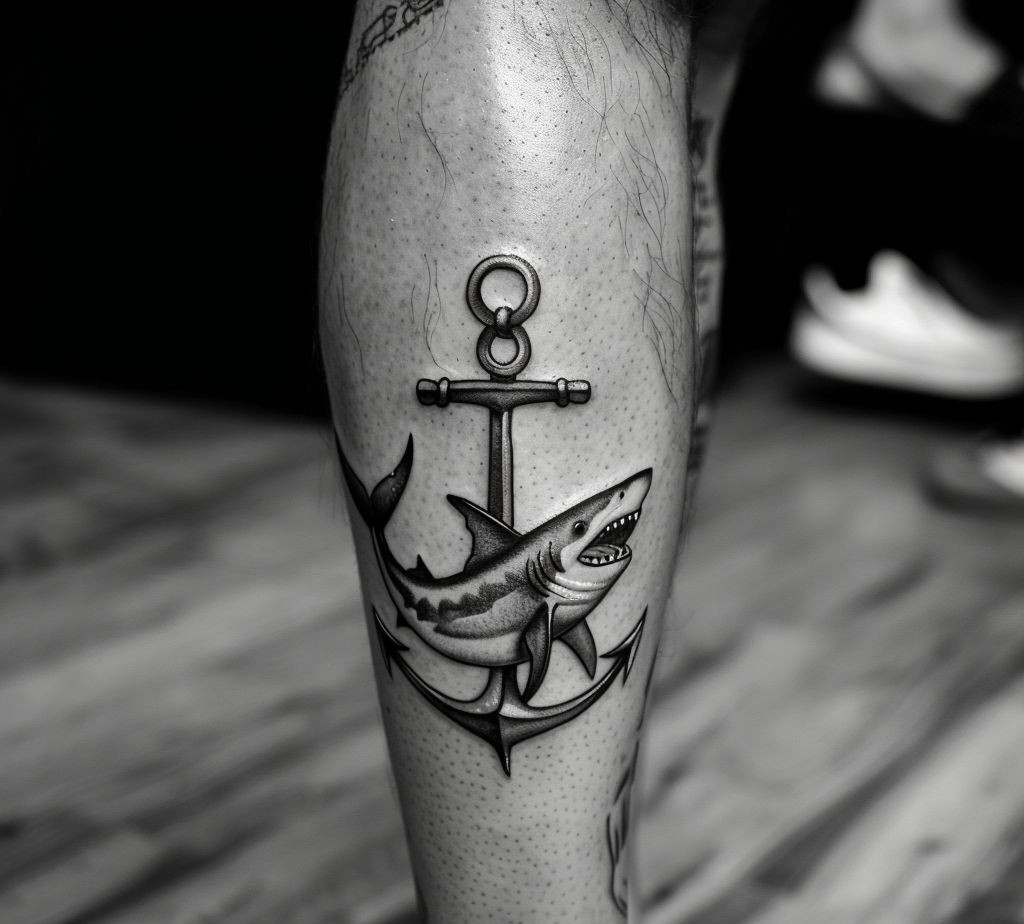 meaning of shark and anchor tattoo