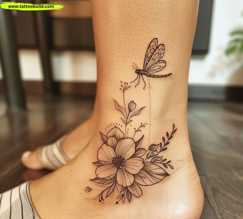 floral summer tattoos 