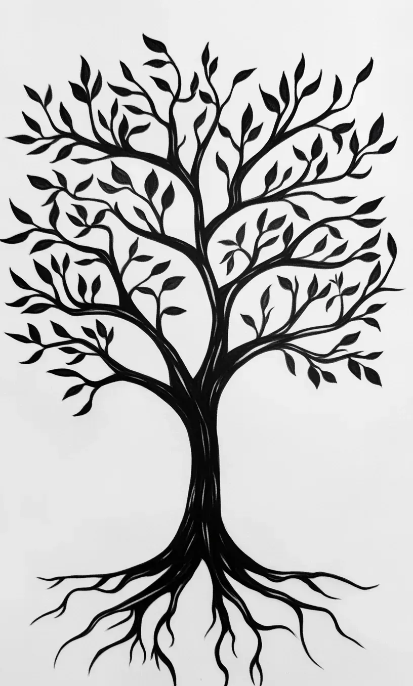 Tree Tattoo Drawing-8
