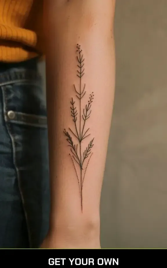 spices herb tattoo idea