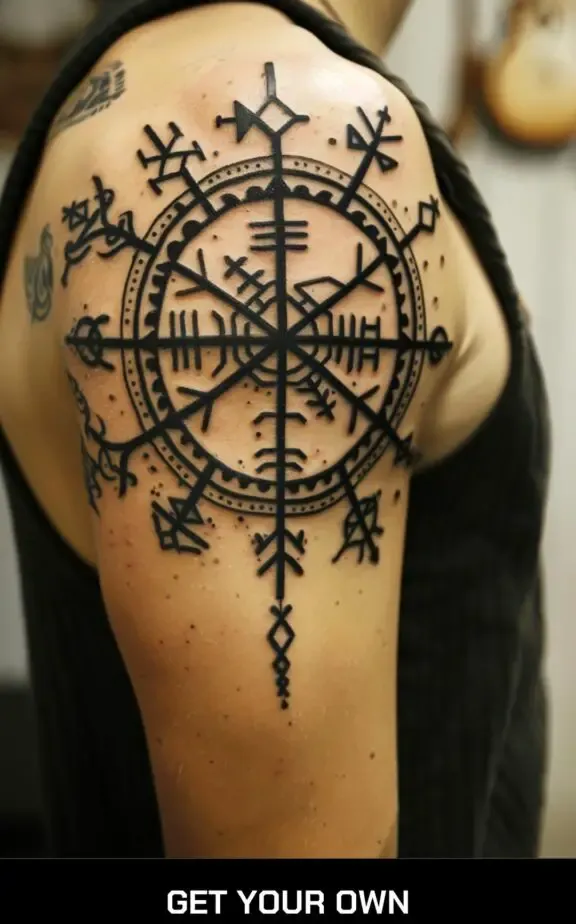 Vegvisir Viking tattoo idea