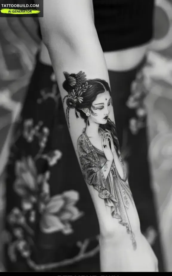 female meaningful forearm tattoos